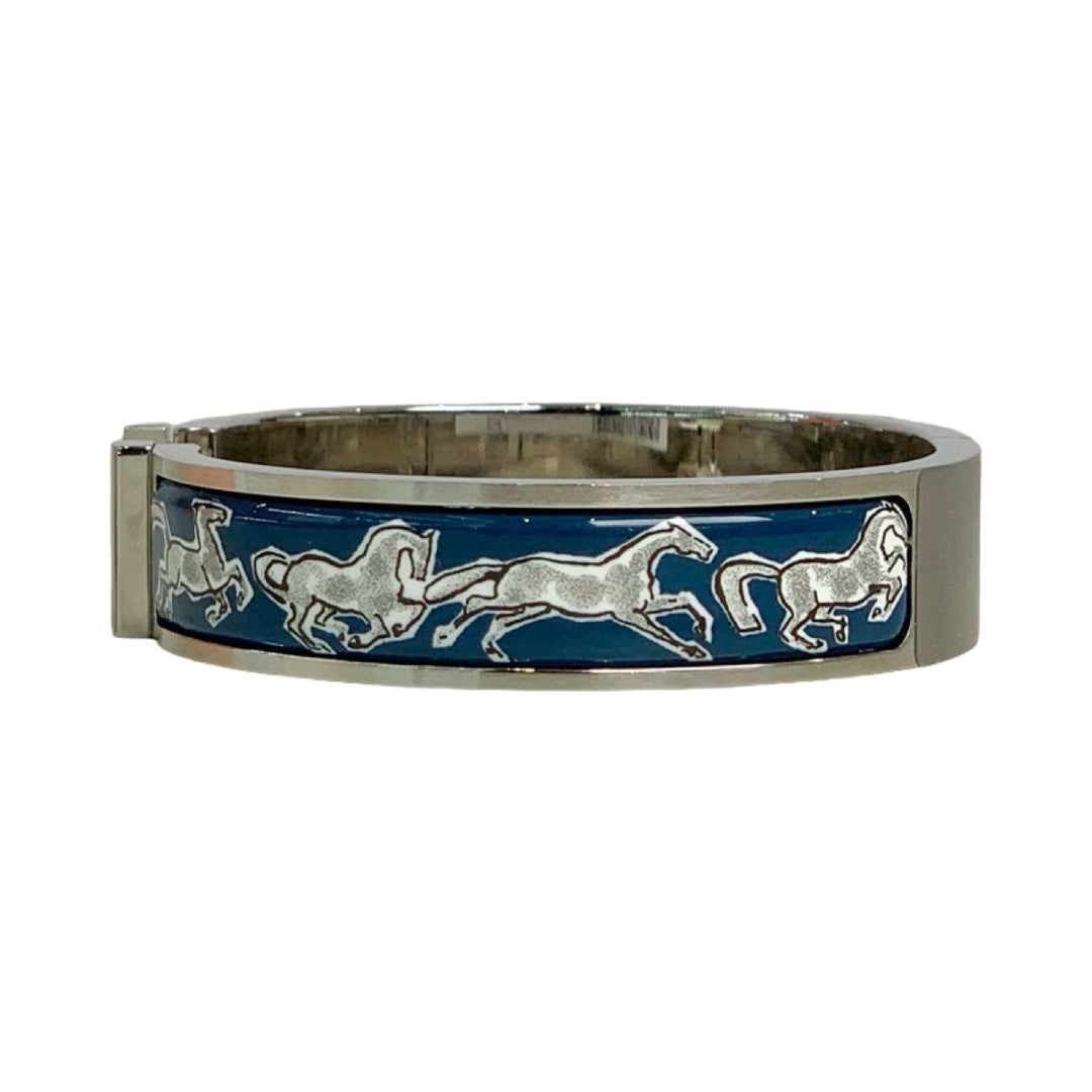 Hermes Clic HH Chevaux en Liberte Bracelet T4