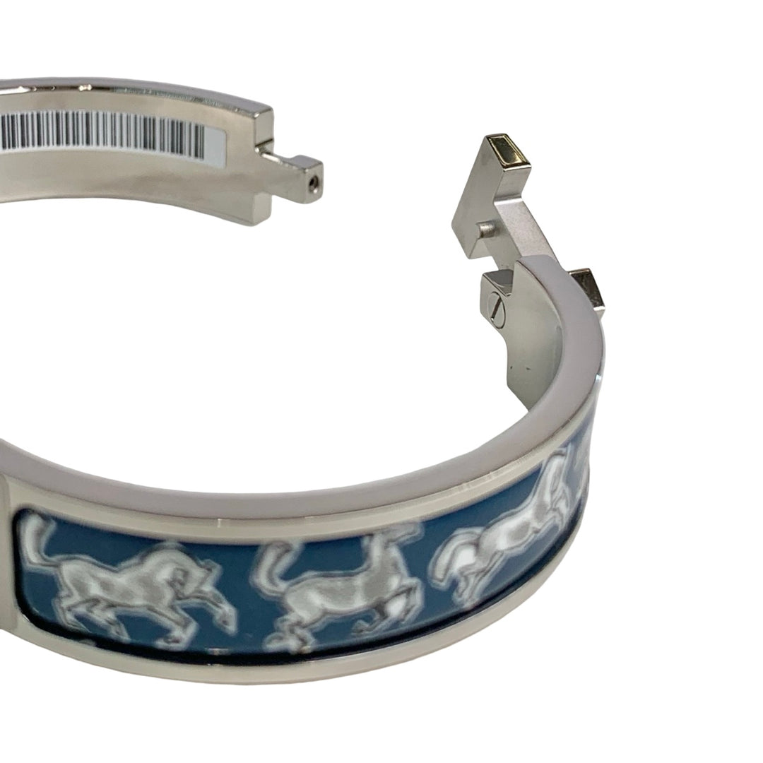 Hermes Clic HH Chevaux en Liberte Bracelet T4