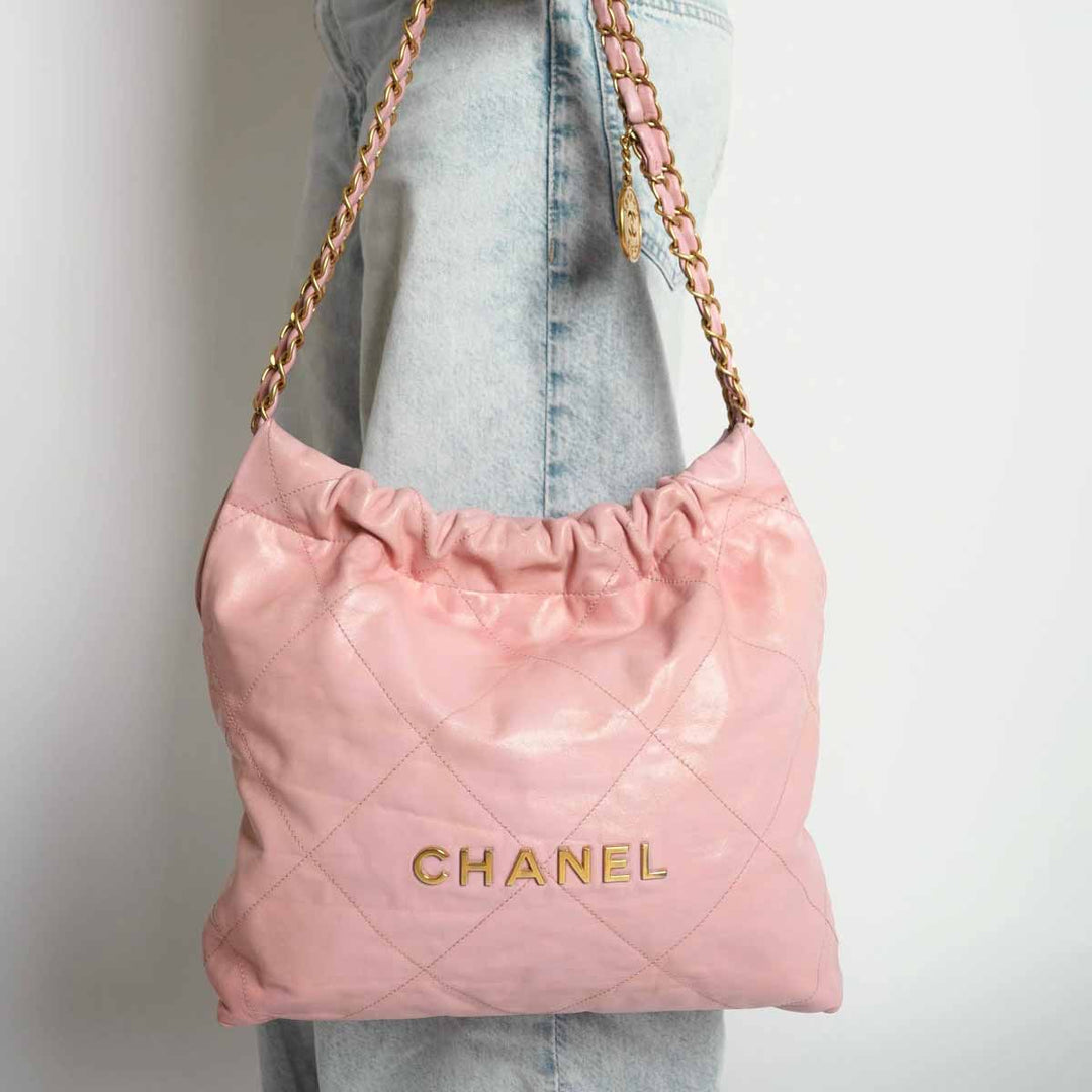 Chanel 22 Light Pink Small Bag
