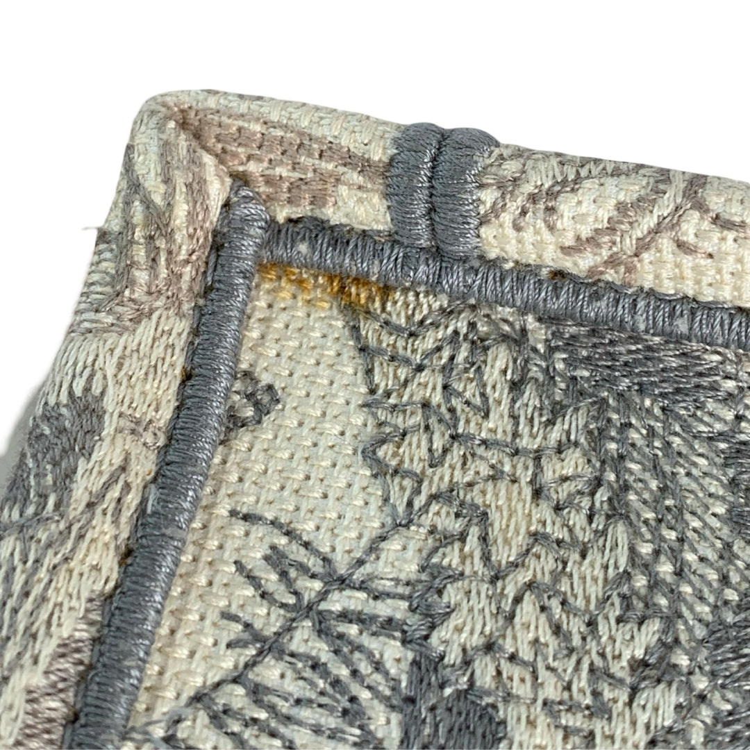 Dior Grey Animal Canvas Book Tote MM