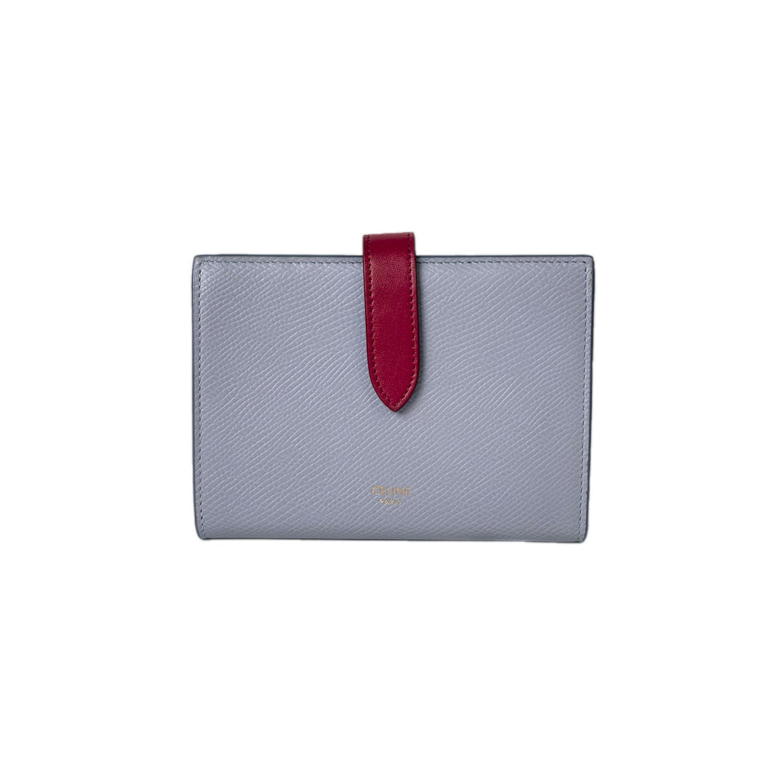Celine Large Strap Blue Wallet