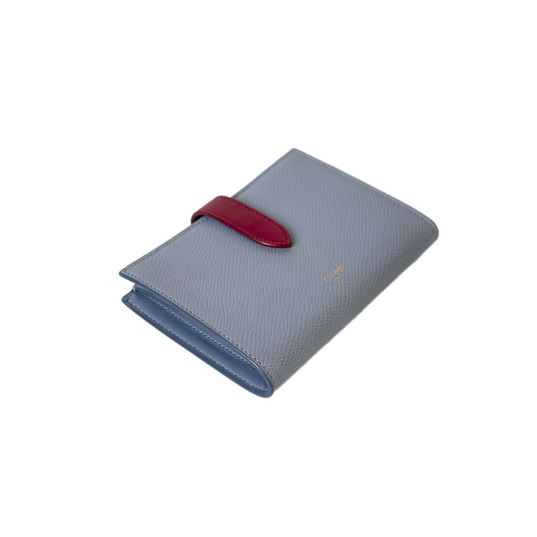 Celine Large Strap Blue Wallet