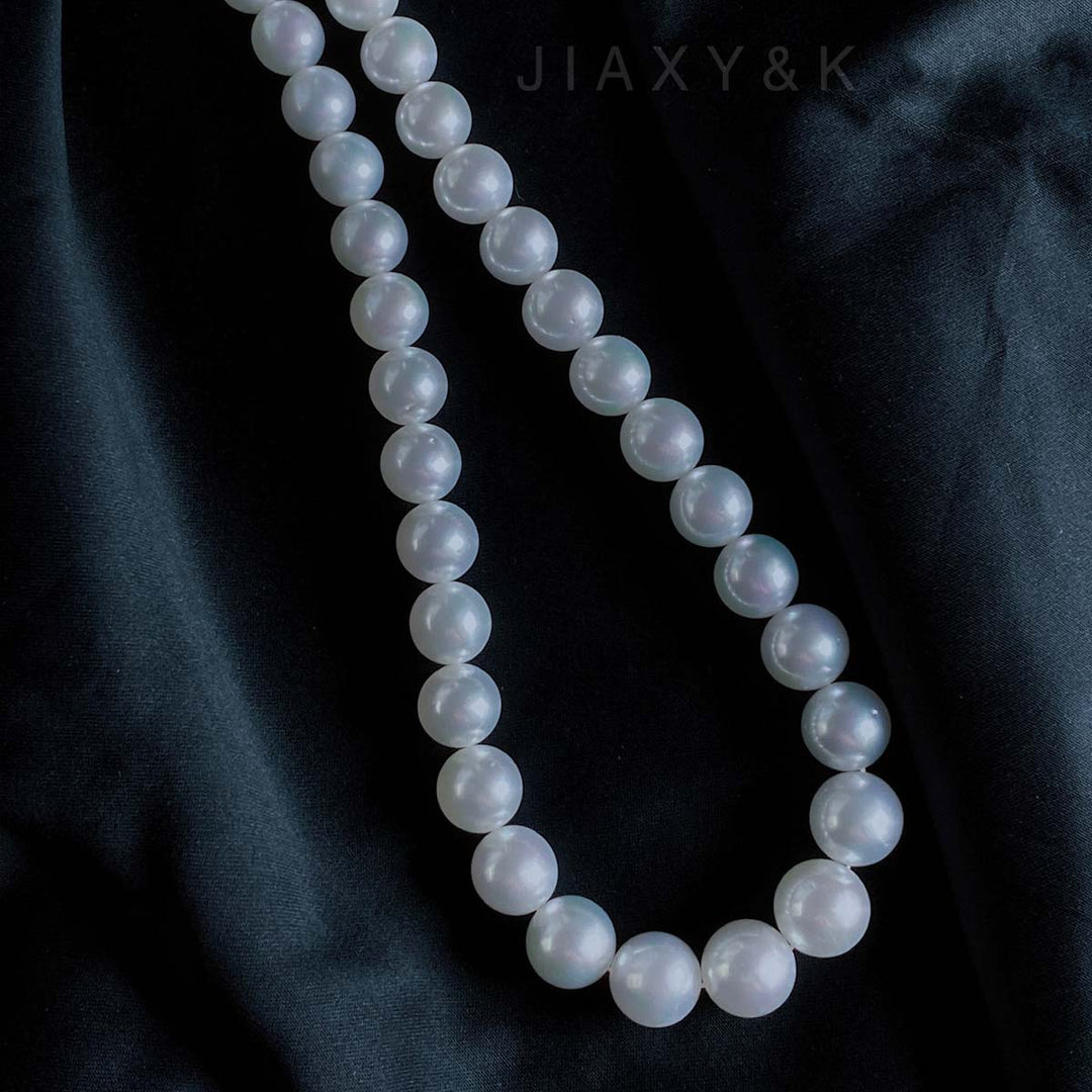 South Sea White Pearl Necklace 8-11mm PSL—SK