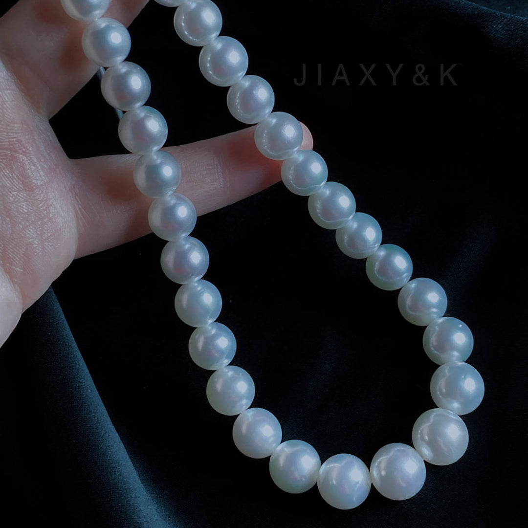 South Sea White Pearl Necklace 8-11mm PSL—SK