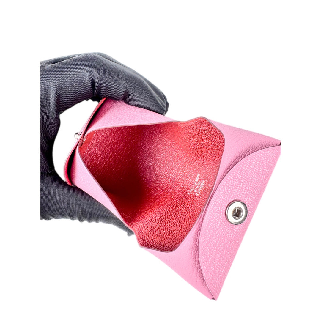 Hermes Pink Bastia Coin Purse