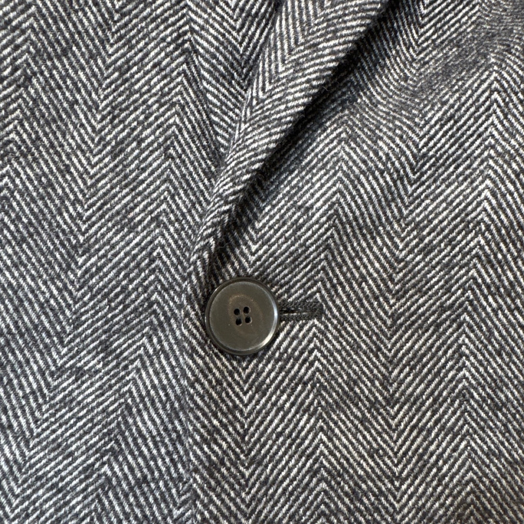 Dior Gray Single-Breasted Wool Jacket #34
