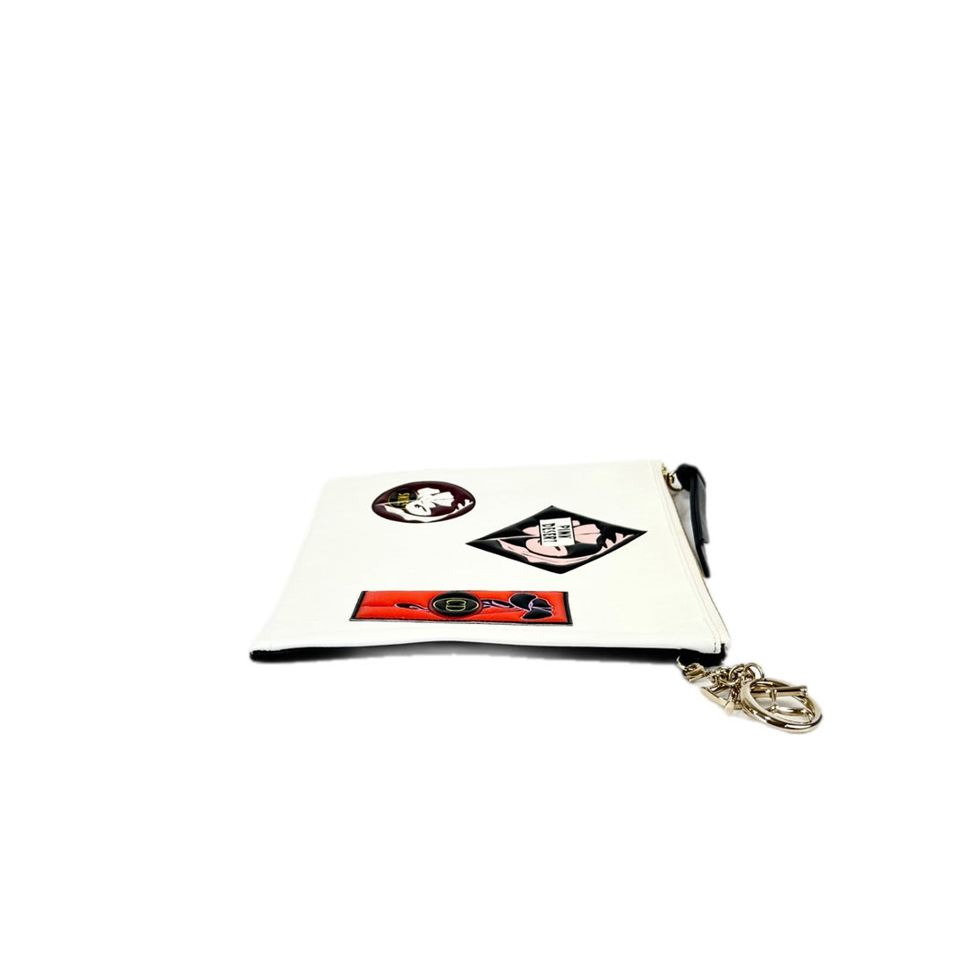 Dior White Pouch with Charm