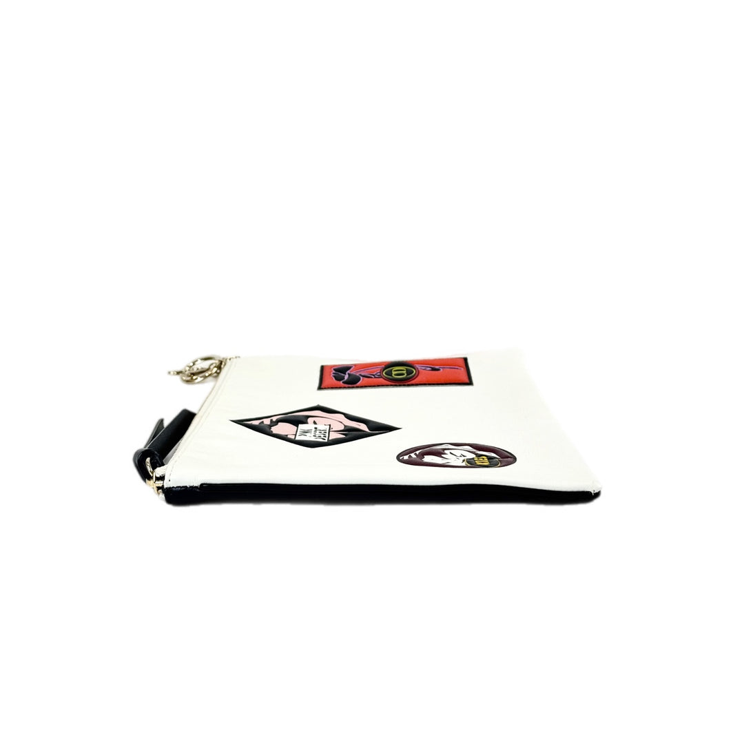 Dior White Pouch with Charm