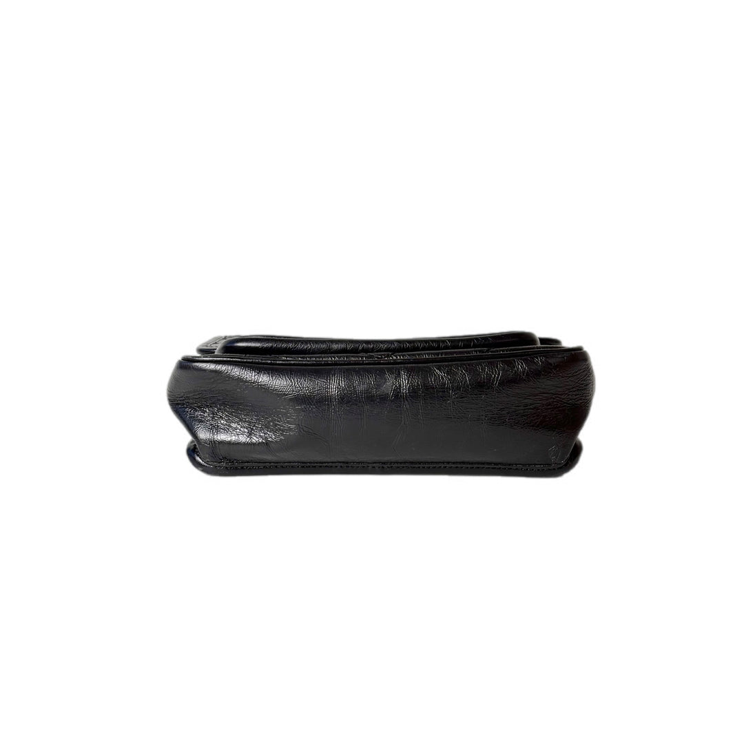 YSL Niki Baby Bag Black Waxy Calfskin