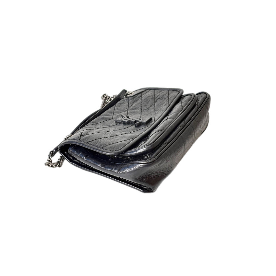 YSL Niki Baby Bag Black Waxy Calfskin