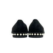 Stuart Weitzman Chicflat Suede Almond-Toe Flat - Jiaxyk