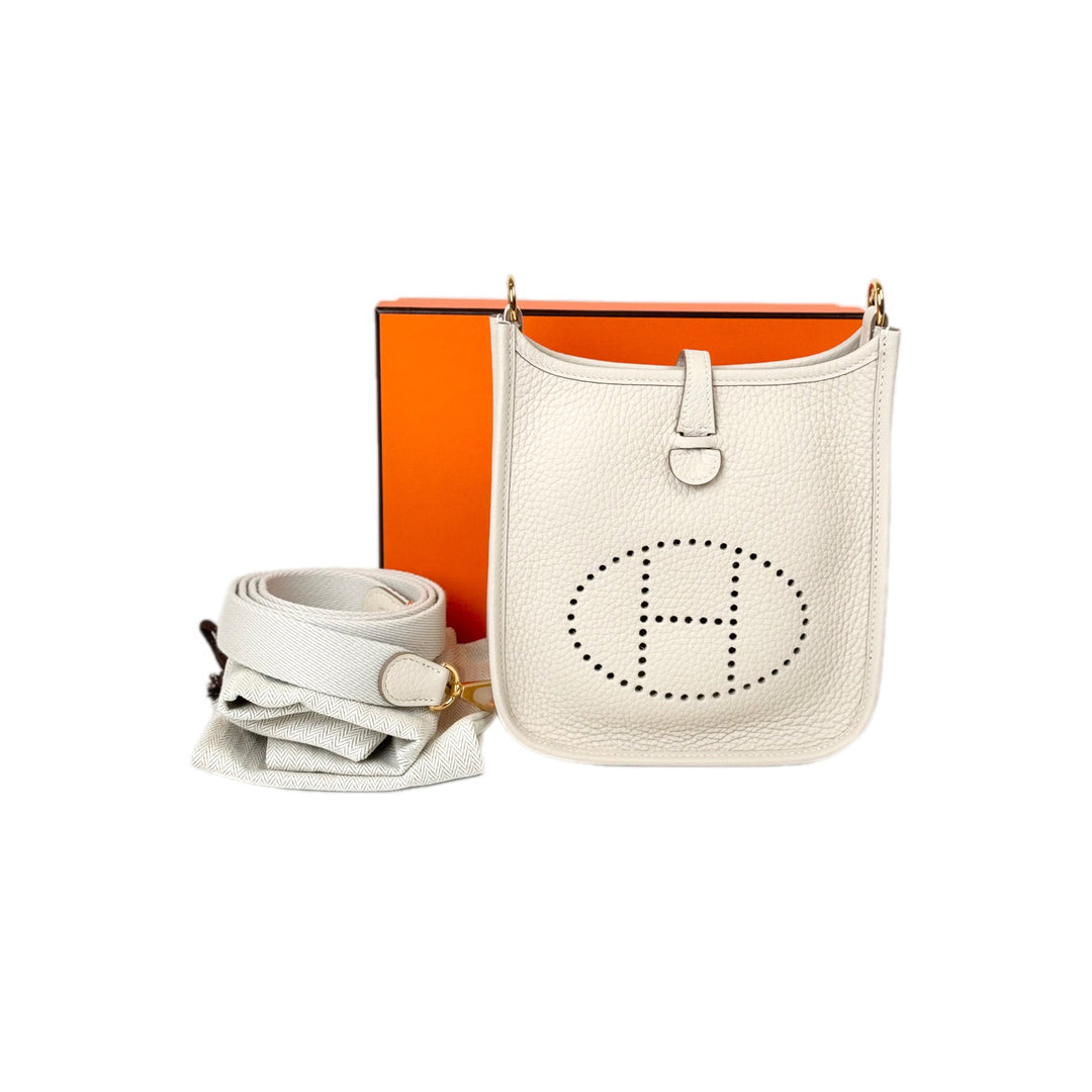 Hermes Evelyne Mini Bag Craie