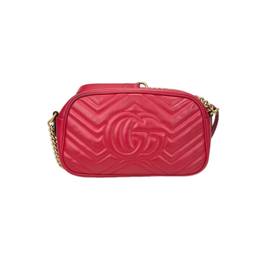 Gucci Marmont Small Red Camera Bag - Jiaxyk
