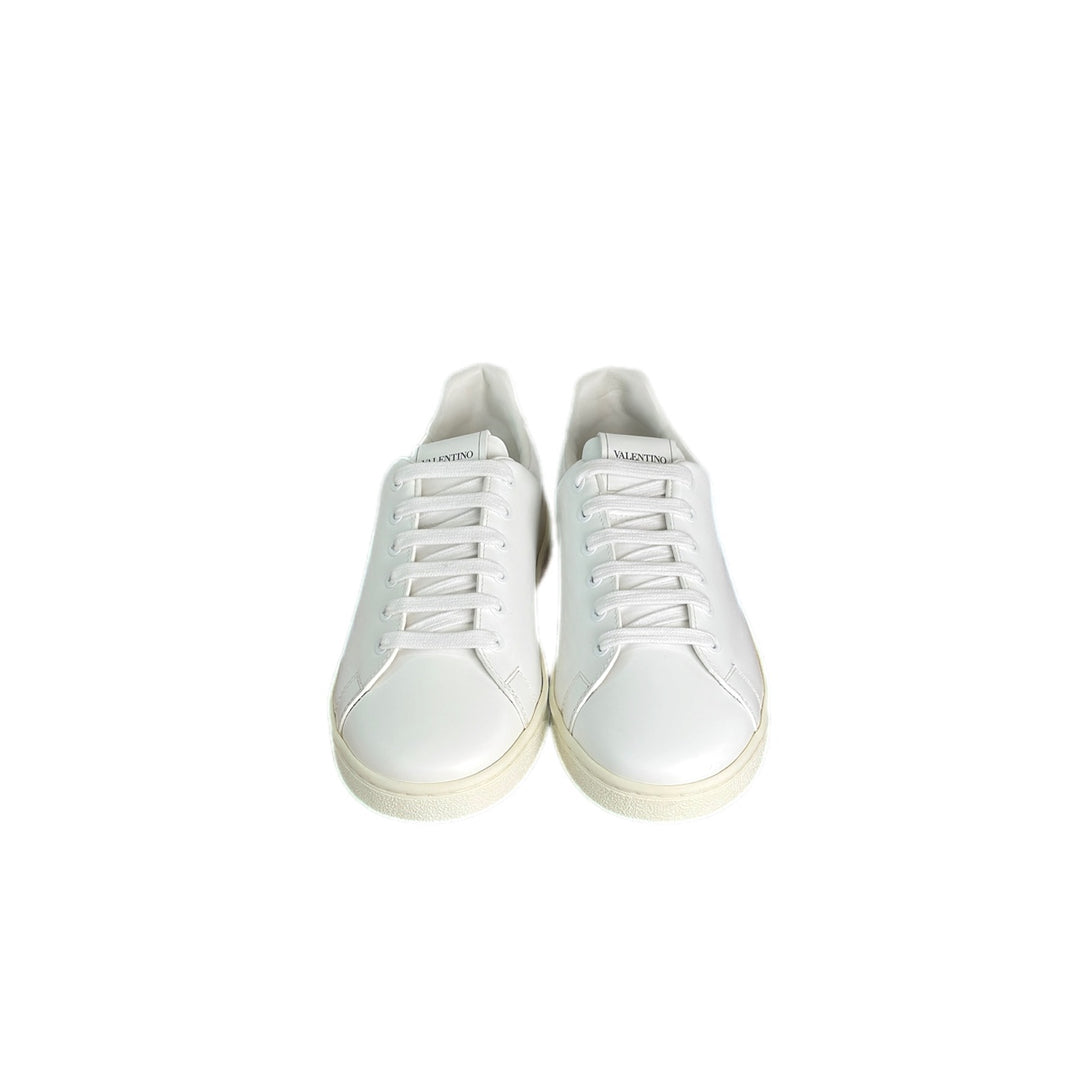 Valentino White Leather Sneaker #37