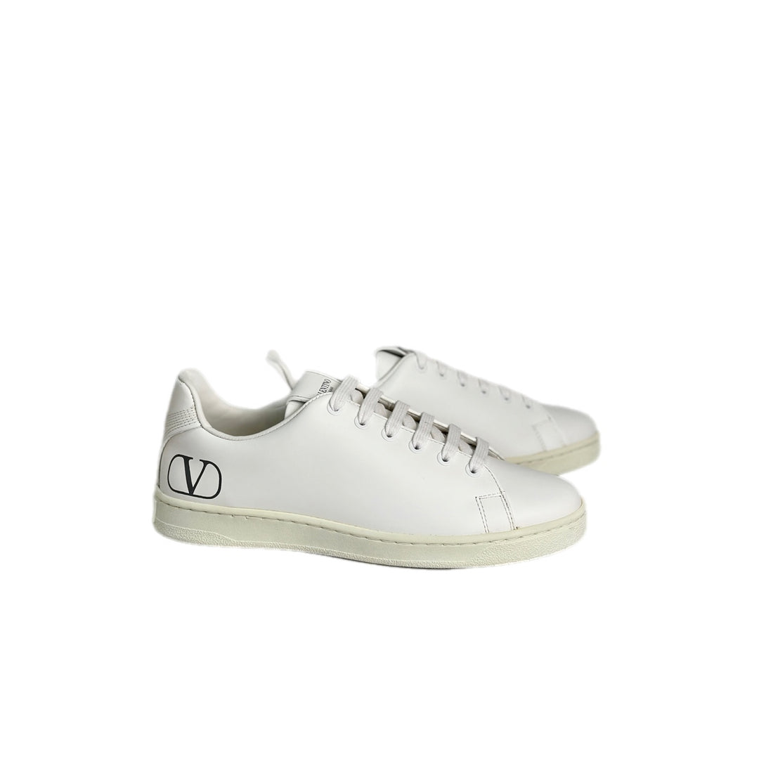 Valentino White Leather Sneaker #37