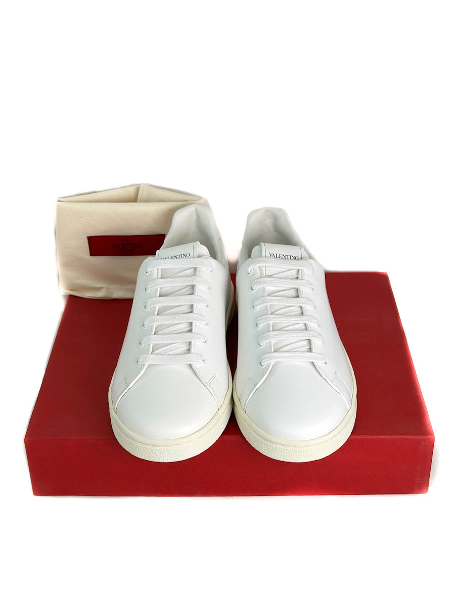 Valentino White Leather Sneaker #37