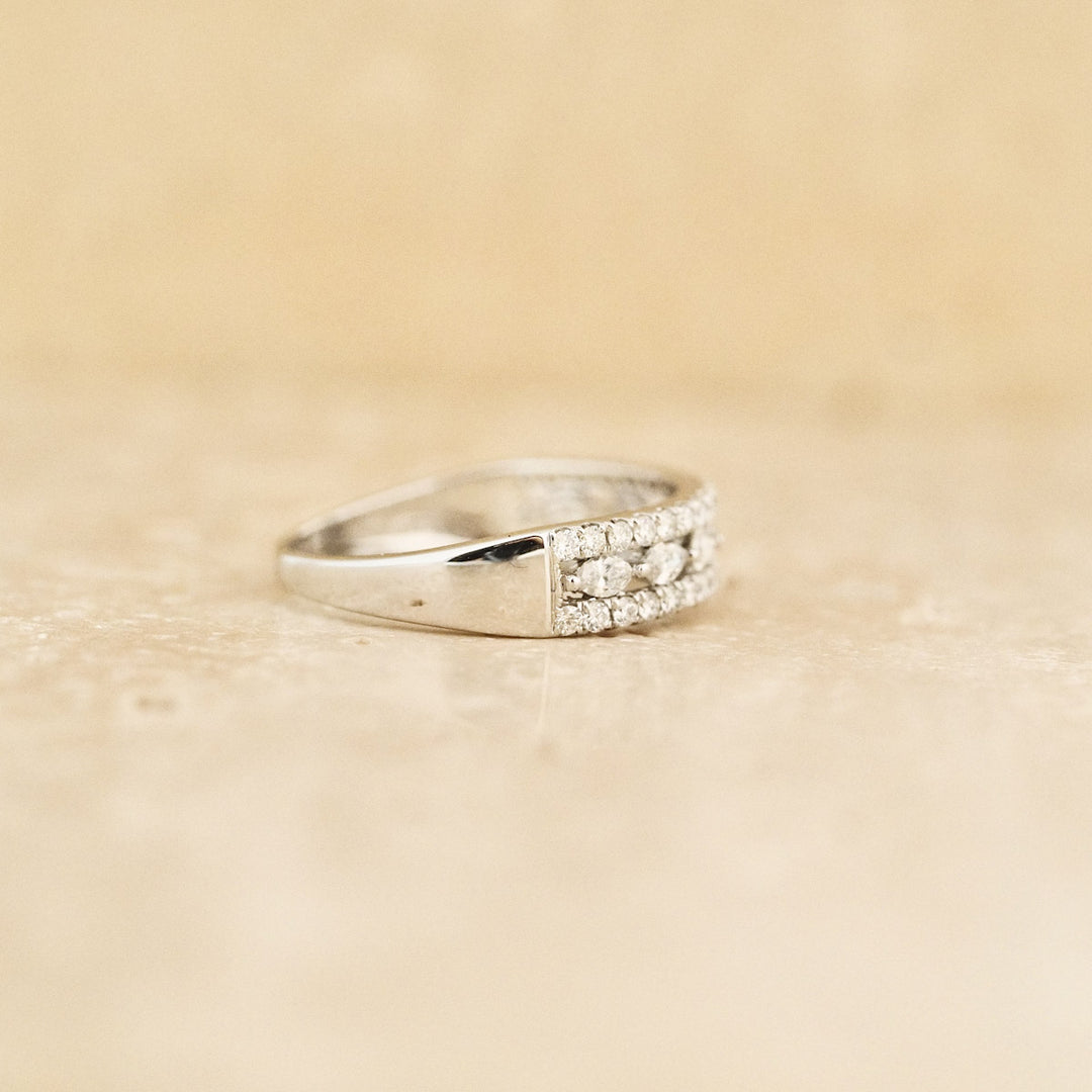 White Diamond Eternity Ring D0.60ct, 18K White Gold