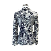 Dior 2020 White/Navy Cruise Botanica Cotton Jacket #34