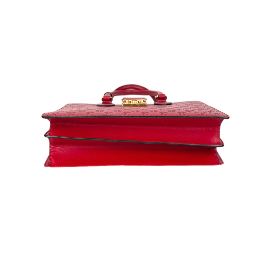 Gucci Padlock Handle Tote Bag