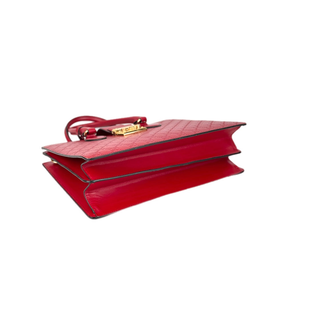 Gucci Padlock Handle Tote Bag