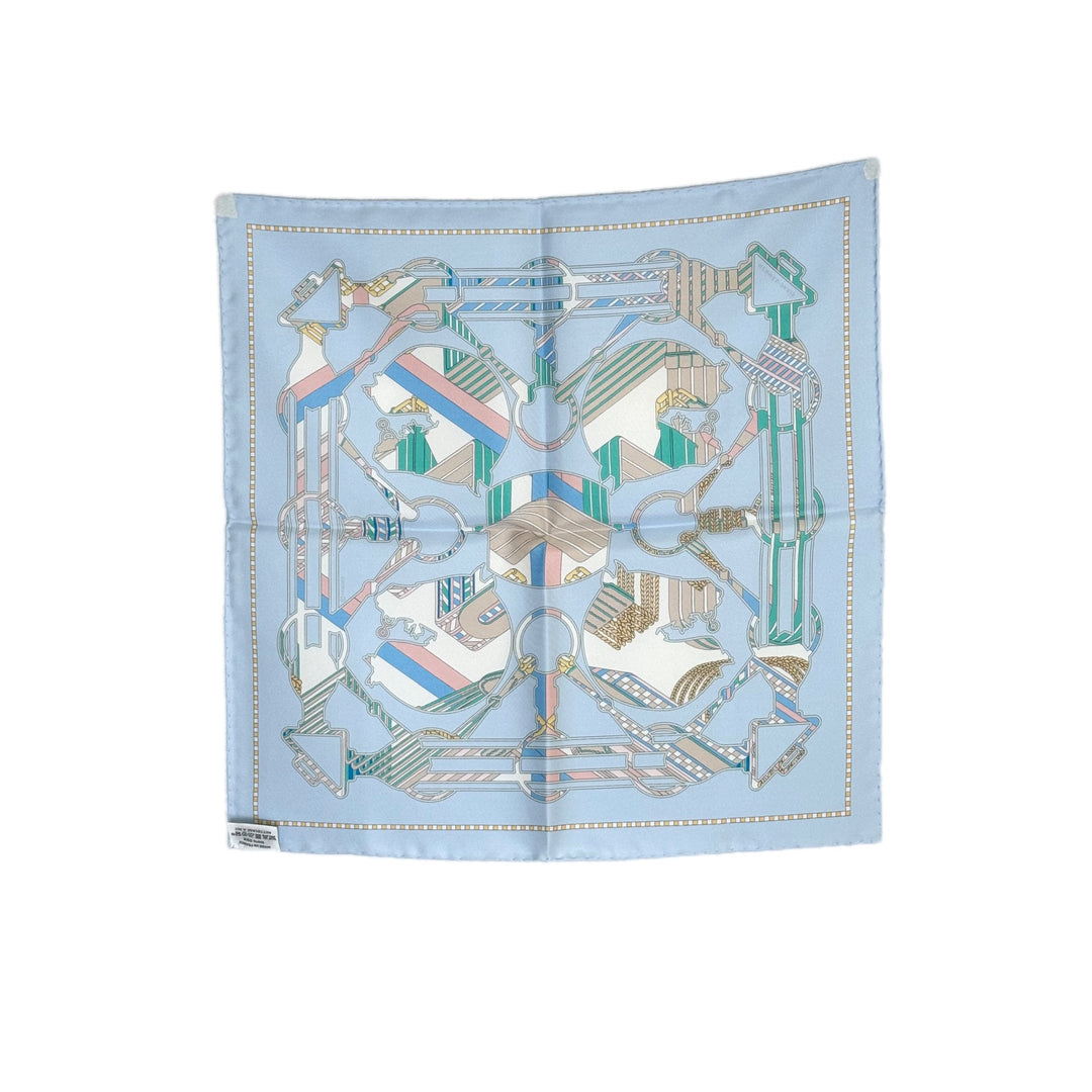 Hermes Silk Scarf 45cm Blue - Jiaxyk