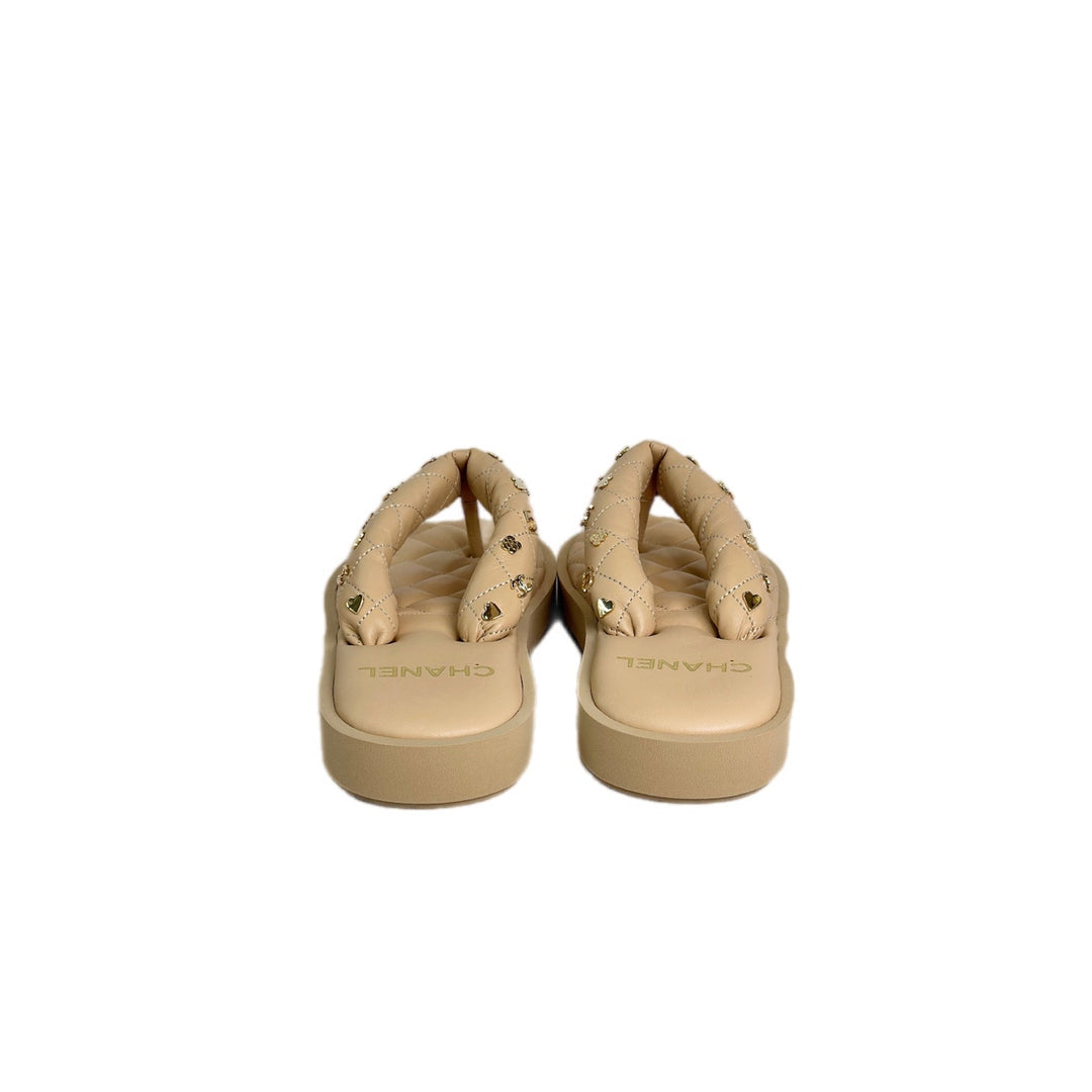 Chanel 23P Thongs With Charm #38