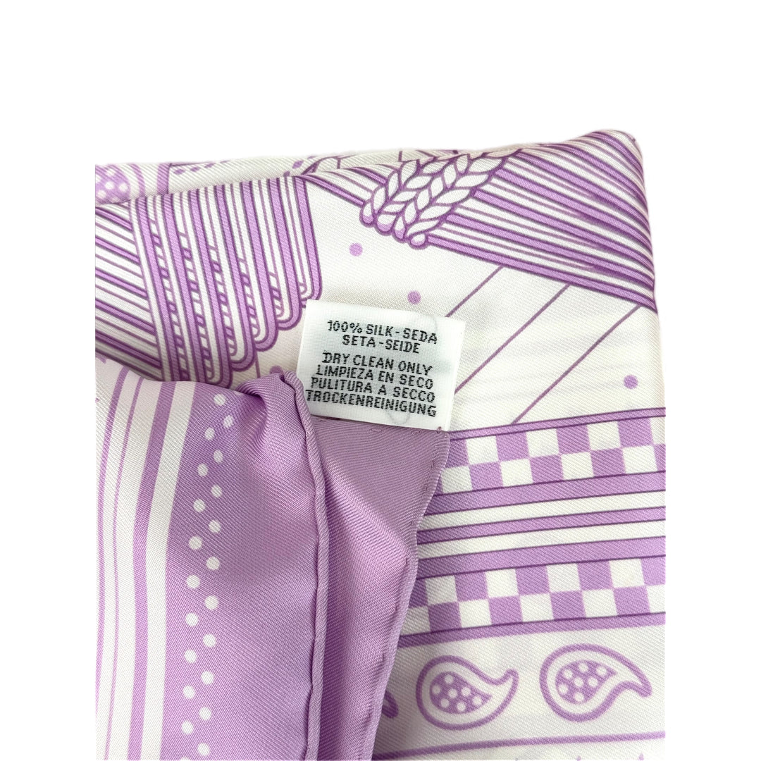 Hermes Silk Scarf 55cm Purple - Jiaxyk