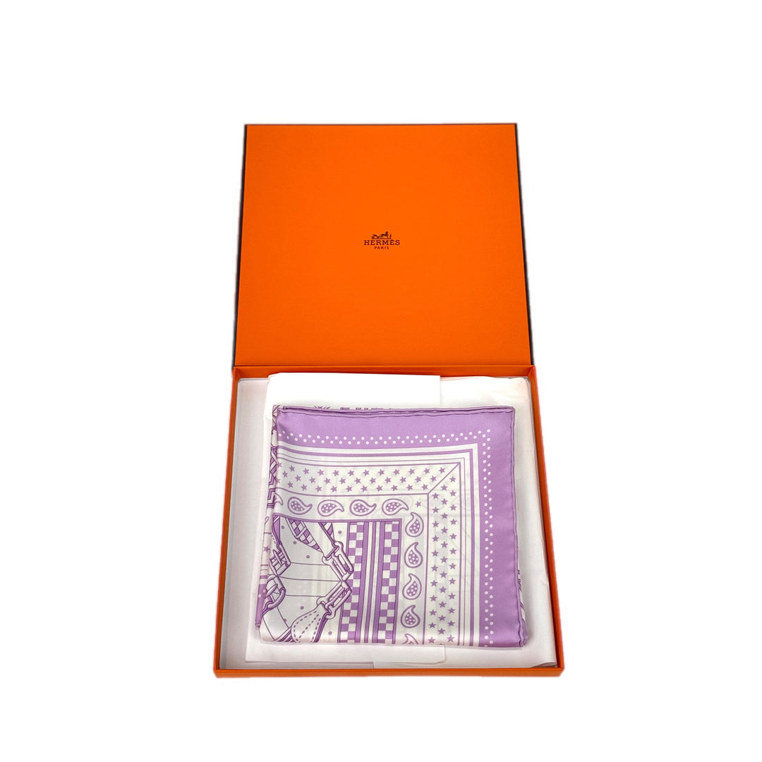Hermes Silk Scarf 55cm Purple - Jiaxyk