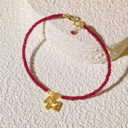 24k 999 +18K Pony Ruby Bracelet