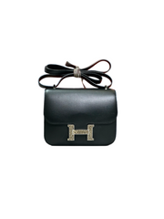 Hermes Constance 18 with Lizard Buckle Black Monsieur - Jiaxyk