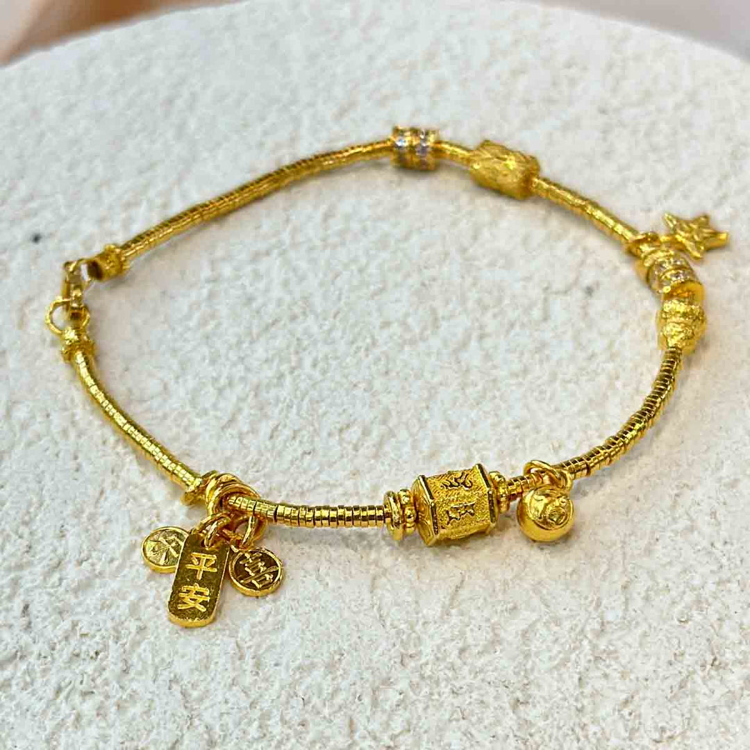 24k 999 Bracelet 11.64g 17cm