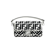 Fendi Small Black/White Baguette Bag - Jiaxyk