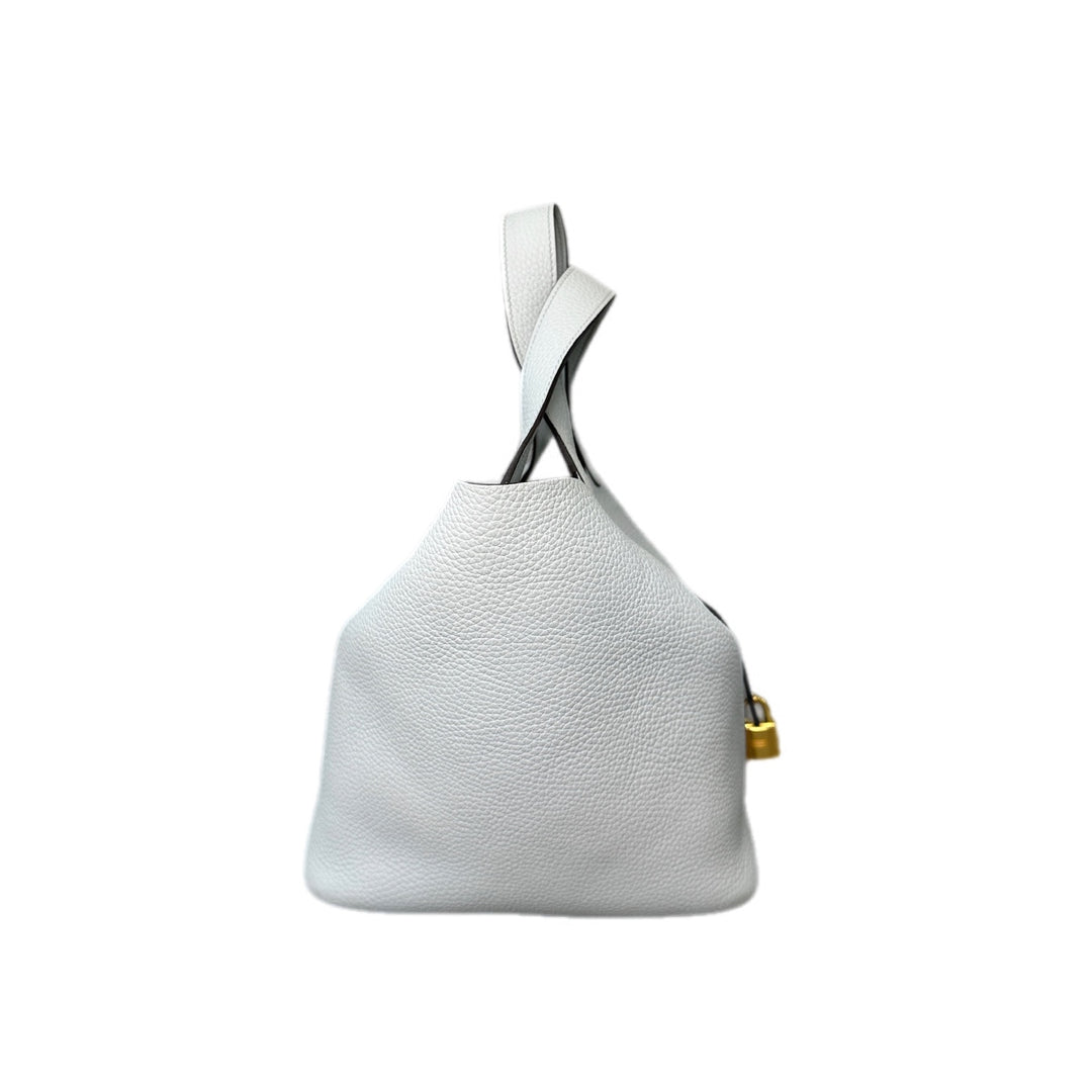 Hermes Picotin 22 Blue Pale