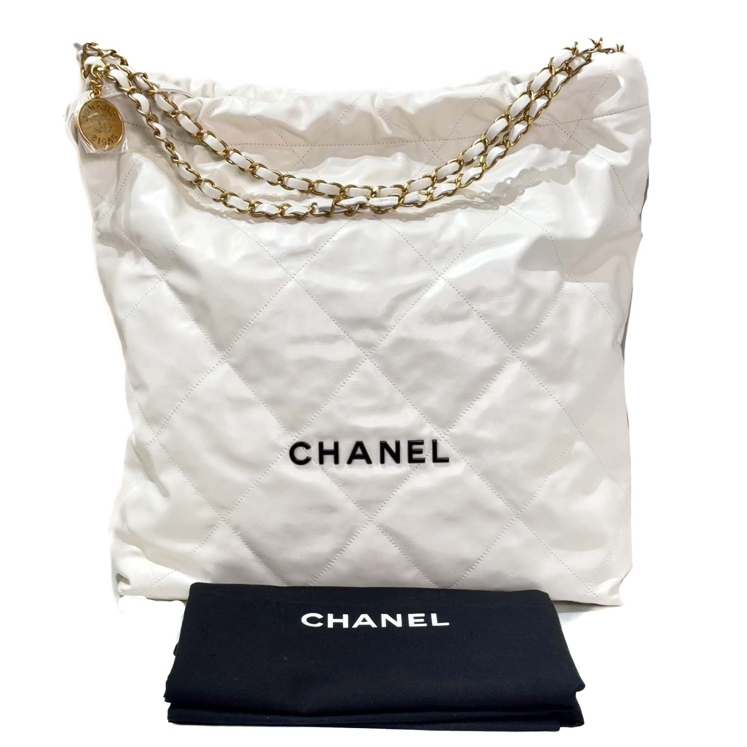 Chanel Large White 22 Bag