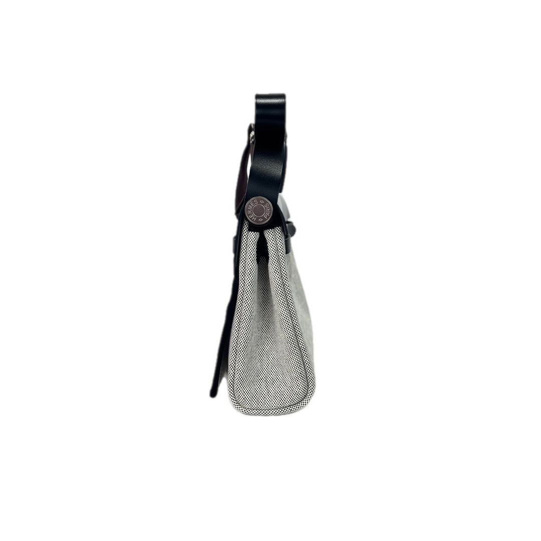 Hermes Herbag Mini 20 Bag Black/Canvas - Jiaxyk