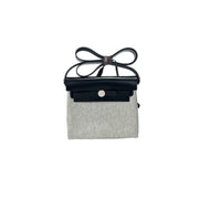 Hermes Herbag Mini 20 Bag Black/Canvas - Jiaxyk