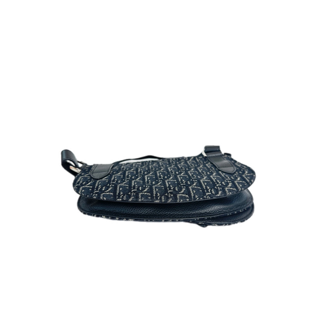 Dior Saddle Messenger Bag Black