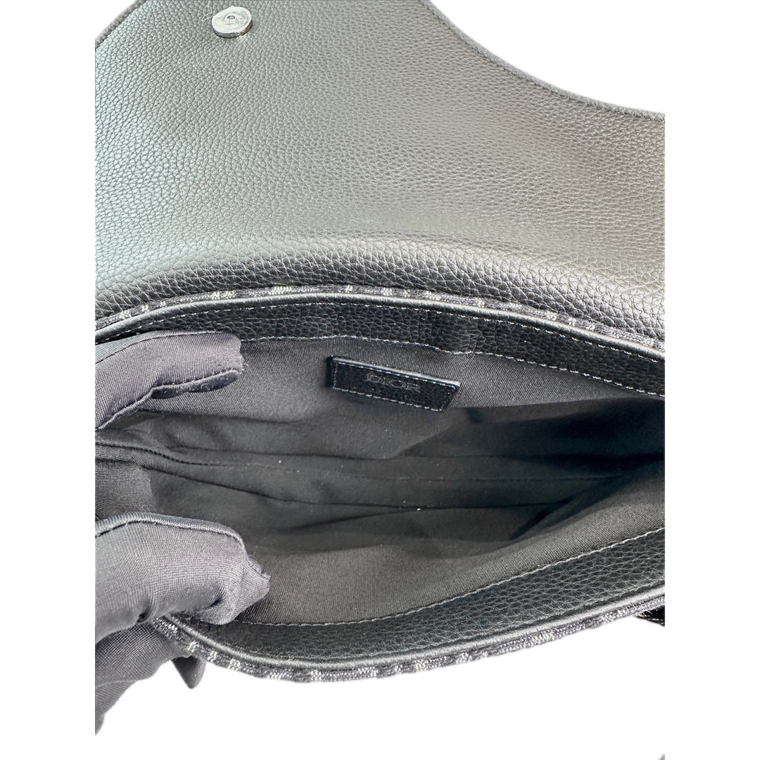 Dior Saddle Messenger Bag Black