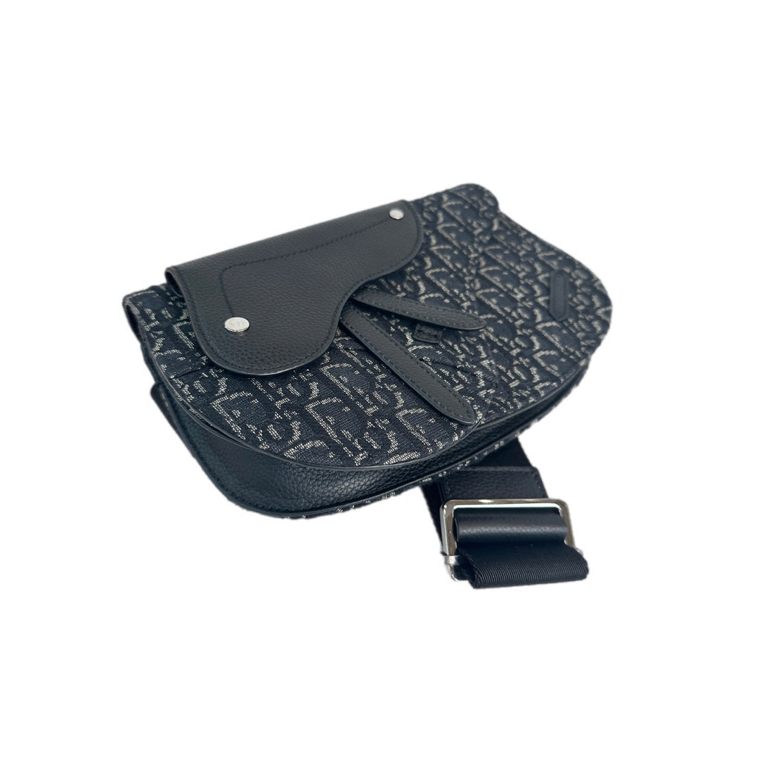 Dior Saddle Messenger Bag Black