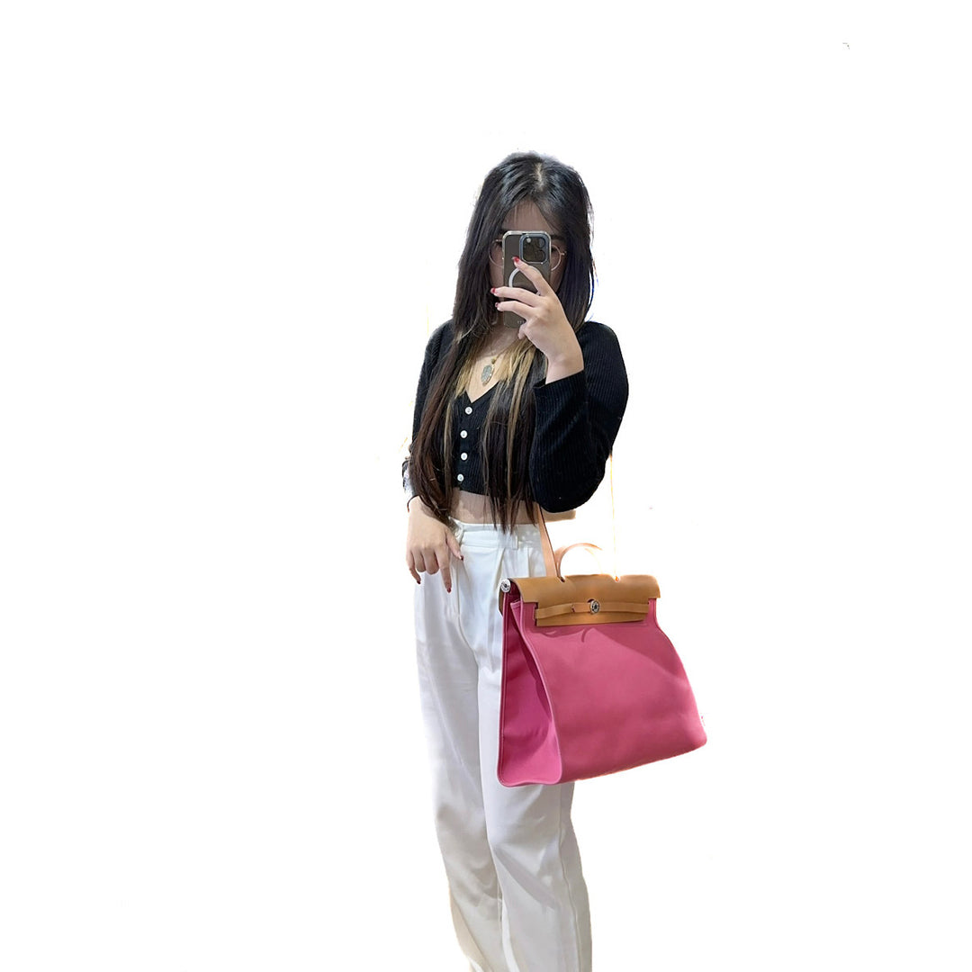 Hermes  Pink Herbag 39