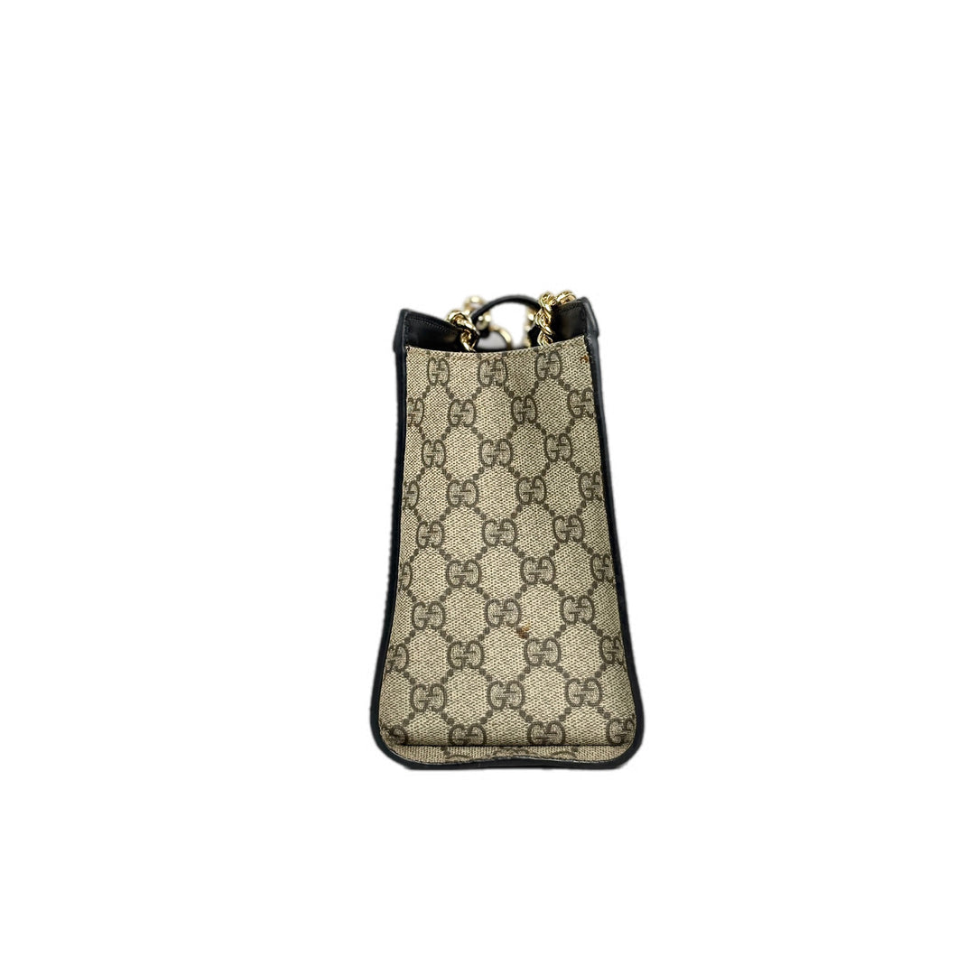 Gucci GG Supreme Padlock Tote Bag Small