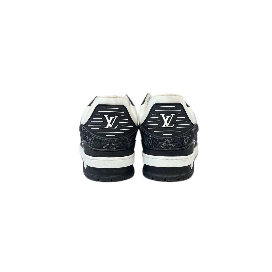 Louis Vuitton Black Trainer Sneaker #8