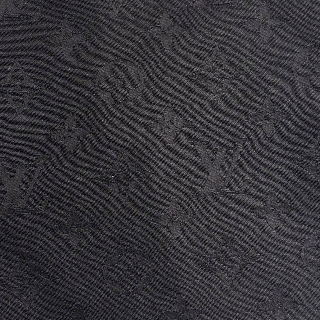 Louis Vuitton 2024 Monogram Jacquard Denim Shorts Black #38