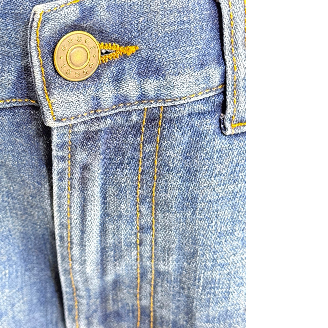 Gucci Logo Blue Denim Vestiaire Shorts #26