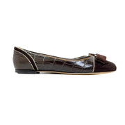 Ferragamo Varina Vara Ballet Flats - Jiaxyk