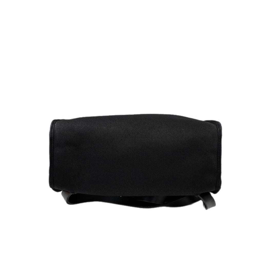 Hermes Toile Herbag GM Backpack Black