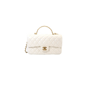 Chanel White Top Handle Bag - Jiaxyk
