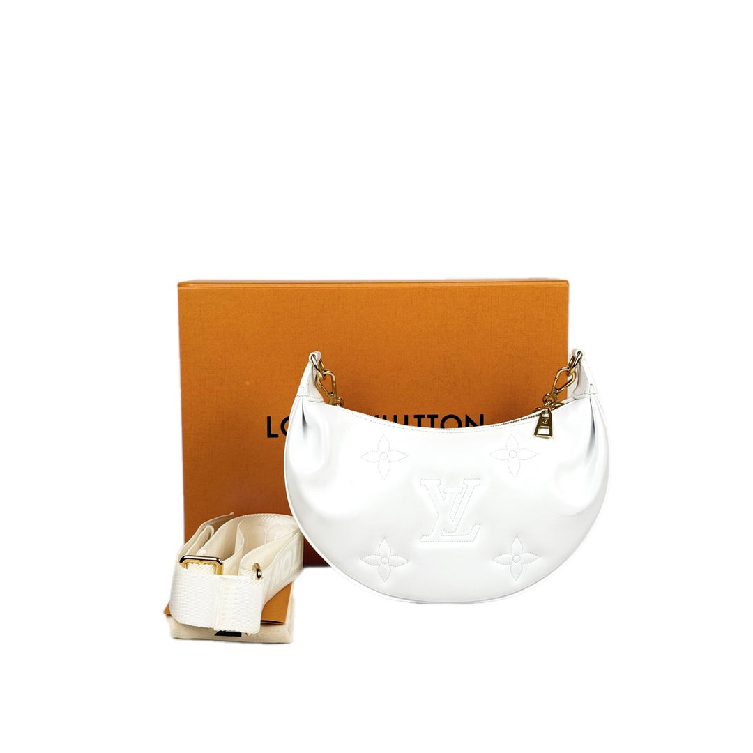 Louis Vuitton Bubblegram Over the Moon Hobo White Bags