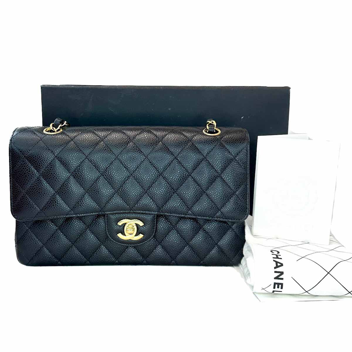 Chanel Classic Flap Medium Black Caviar