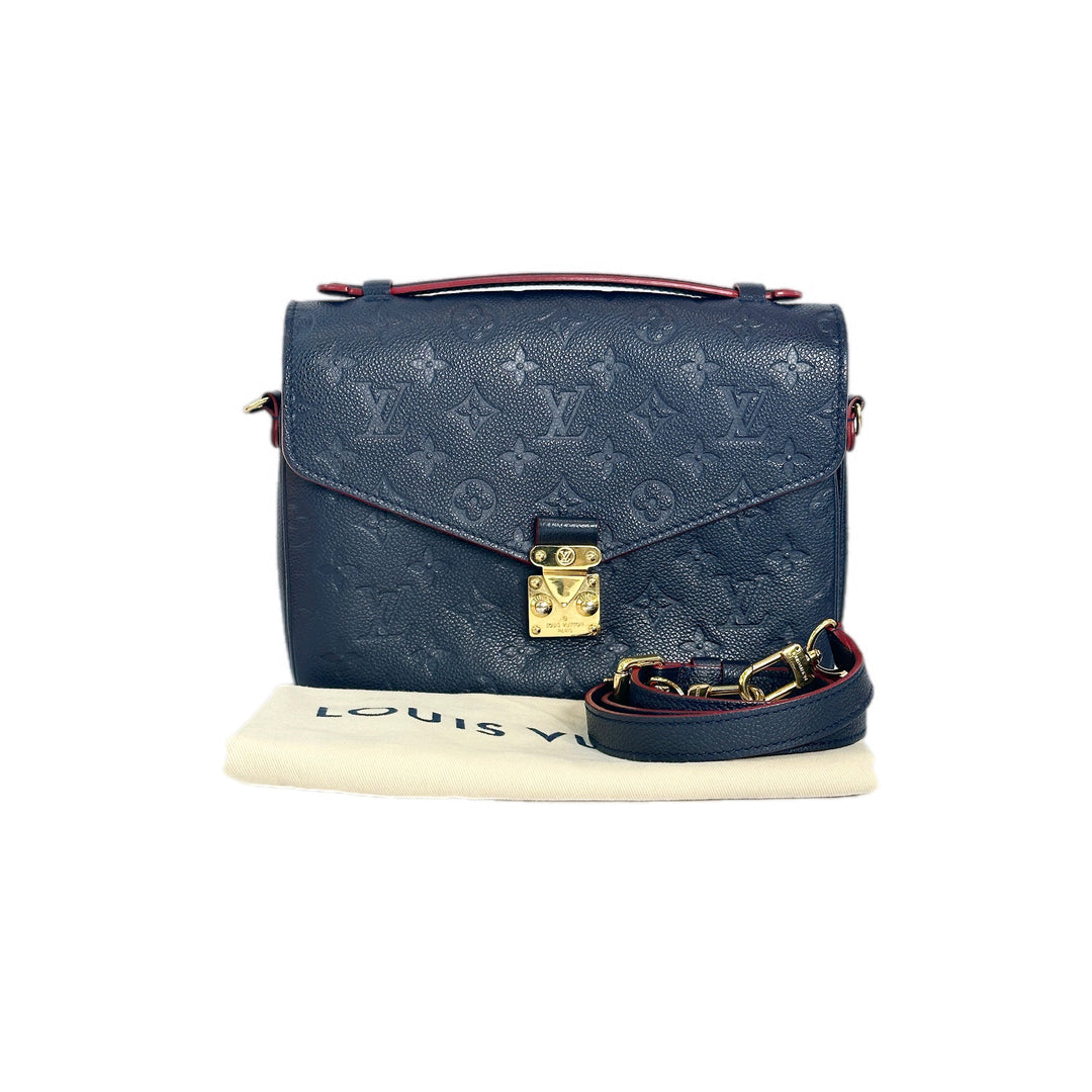 Louis Vuitton Pochette Métis Calfskin Navy